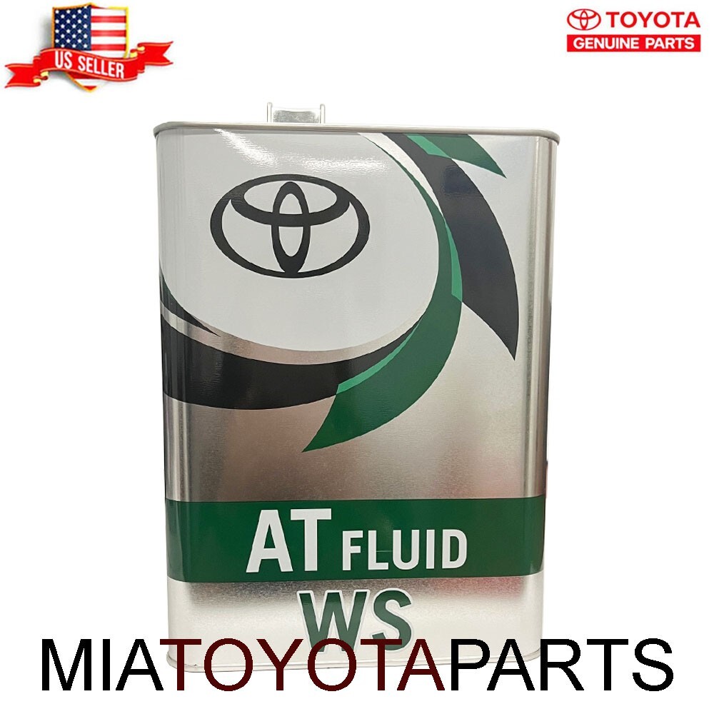 Genuine Toyota WS ATF Automatic Transmission Fluid 08886-81855 4L 08886-02305