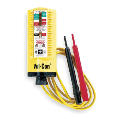 IDEAL 61-076 Voltage/Continuity Tester, CAT III 600V 3T886