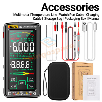 ANENG 683 6000Counts Multimeter Large Screen Digital Multimeter burn-Proof USA