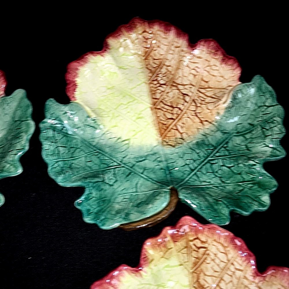 Fitz And Floyd Leaf Trays Set Of 4