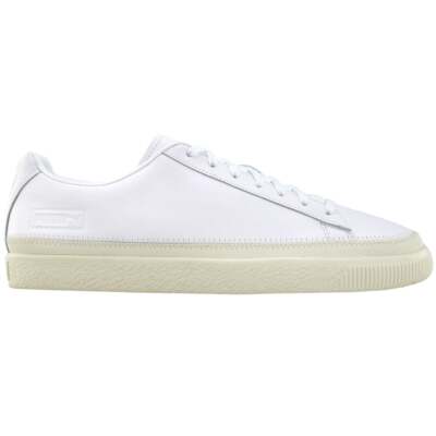 

Puma 371581-01 Мужские Кроссовки Basket Trim Prm Обувь Повседневная - Белый, Puma Basket Trim Prm