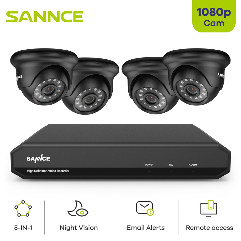 4x2mp Weatherproof Camera Video Surveillance,sup