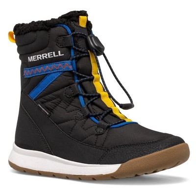 

Ботинки для мальчиков Merrell Kids Snow Crush 3.0 Водонепроницаемые (для малышей/маленьких/больших детей)