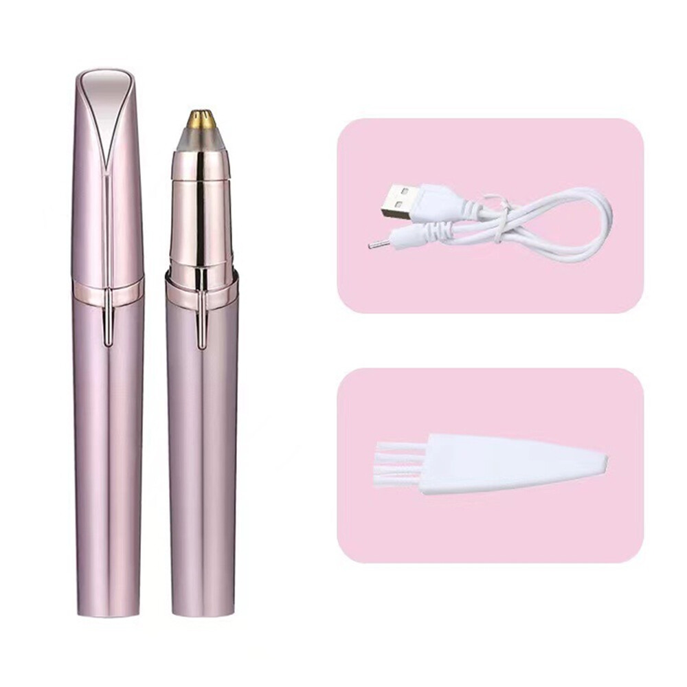 Electirc Face Eyebrow Shaver Trimmer Dermaplaning Shaper Razor Hair Removal Tool