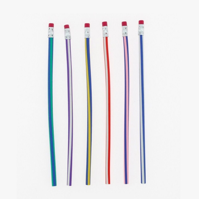Gift Colorful Magic Soft Pencil With Eraser Flexible Bendy Pencils Pencils