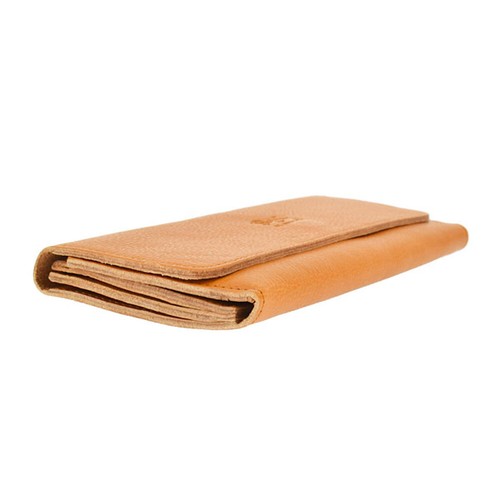 Pre-owned Il Bisonte Long Wallet Continental Wallet Classic Scw009 Miele Or176b In Or/miele/or176b