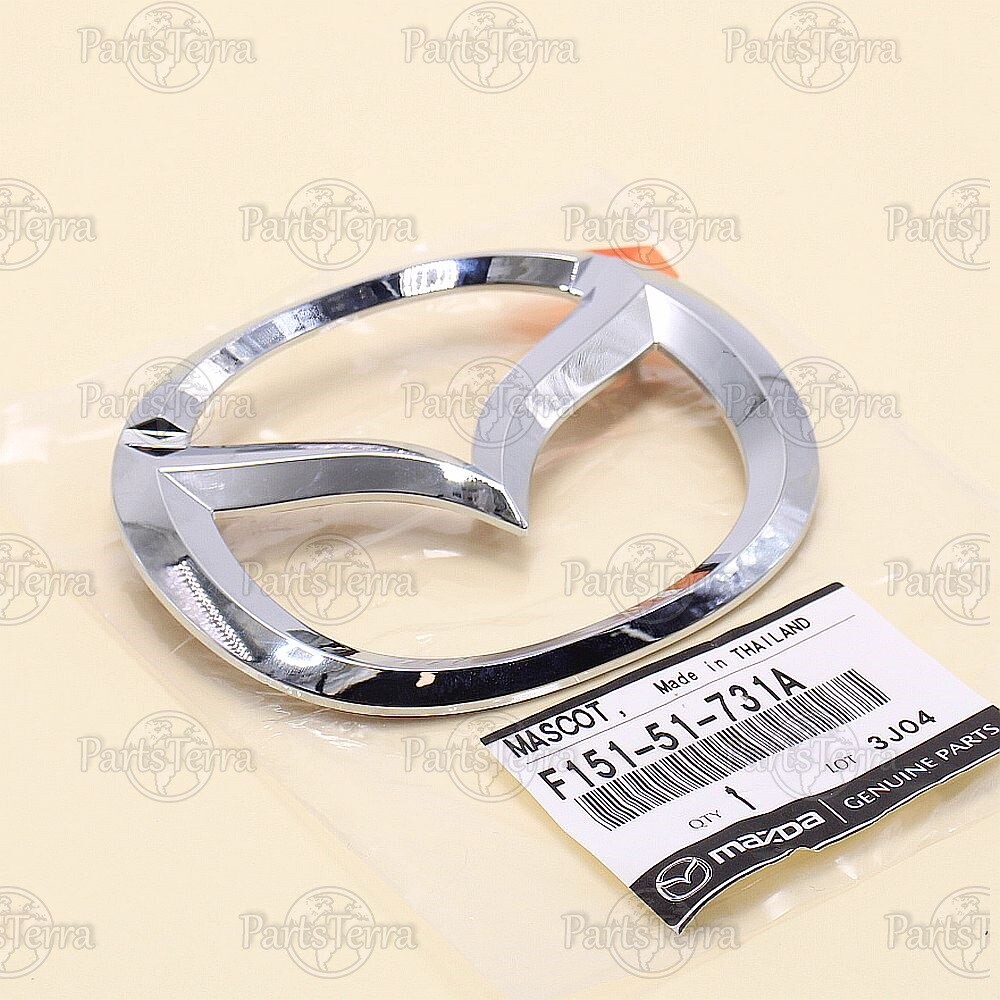 F151-51-731A Genuine OEM Mazda MX-5 MIATA / RX-8 Front Chrome Emblem Badge Logo