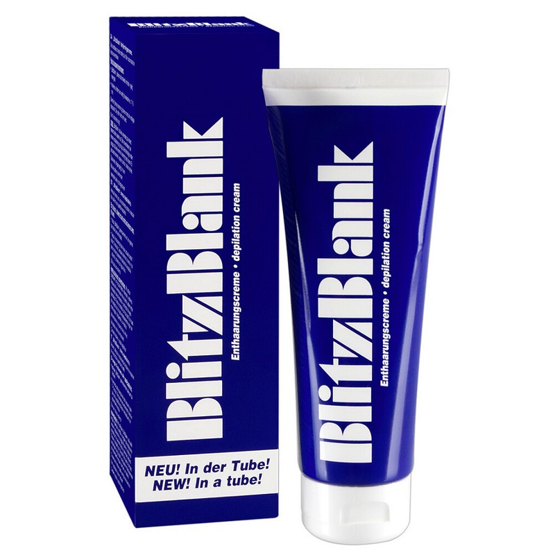 Blitz Blank Enthaarungscreme 125 Ml Intim Enthaarung Rasur Haarentfernung