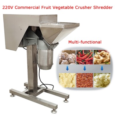 Multi-functional Commercial Fruit Vegetable Crusher Grinder Shredder Large Inlet