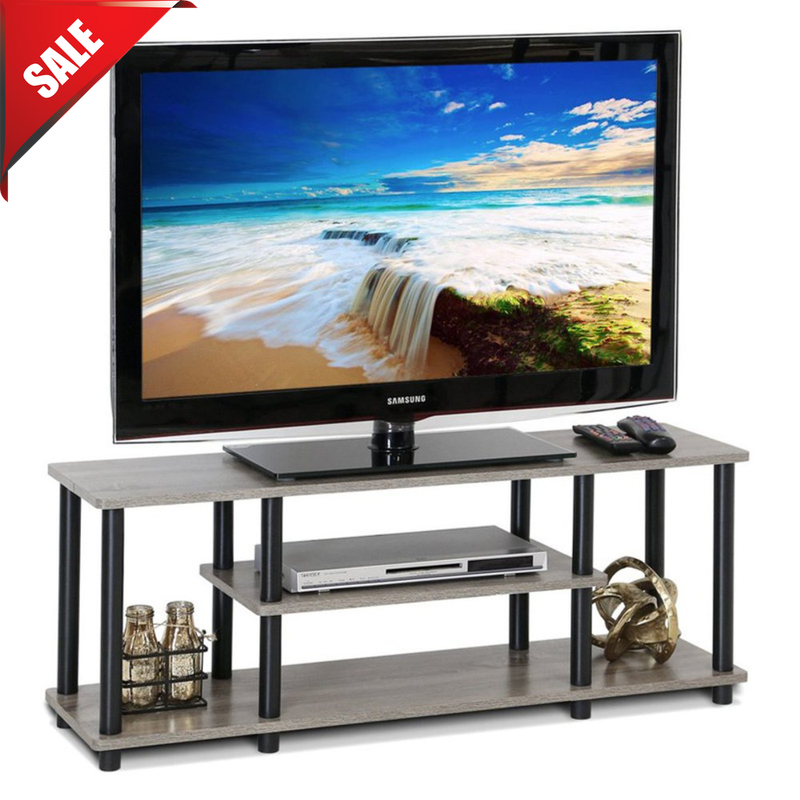 For 55 Inch Flat Screens Entertainment Open Shelves Multiple Colors