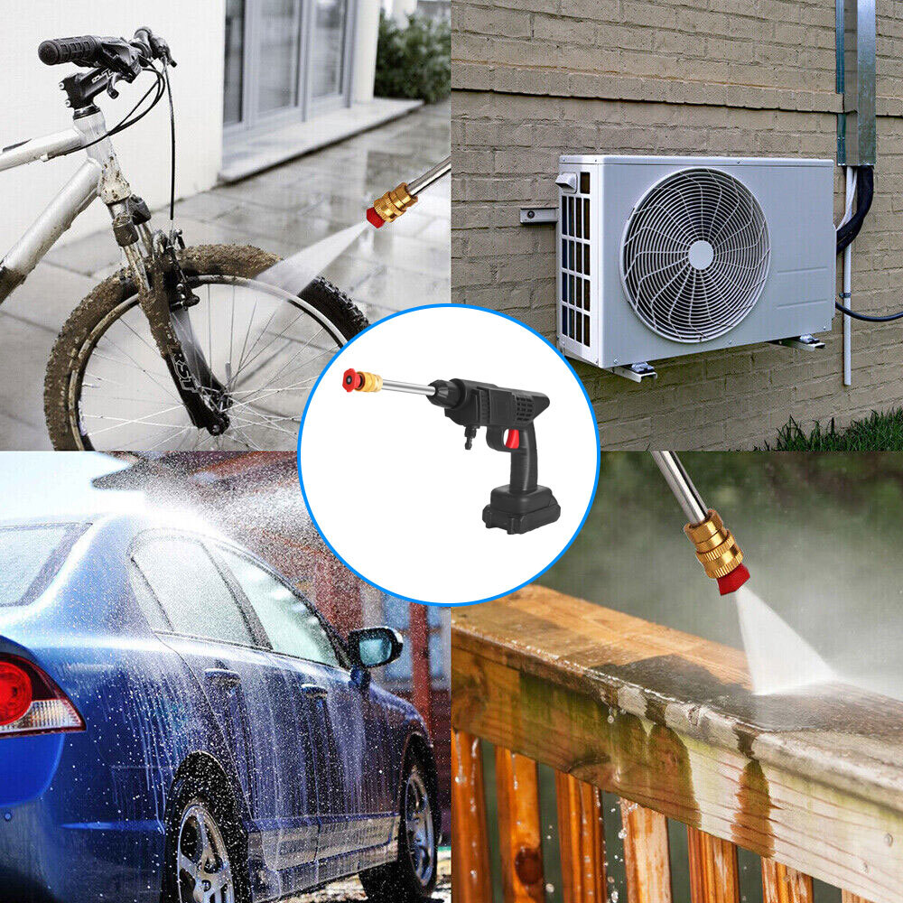 Battery Cordless High Pressure Water Spray Car Gun Portable Washer Cleaner Tool