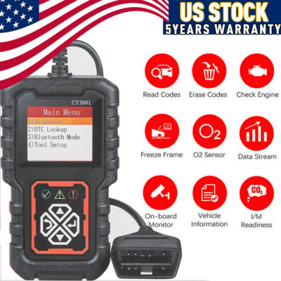 Automotive OBD Code Reader OBD2 Scanner Car Check Engine Fault Diagnostic Tool~