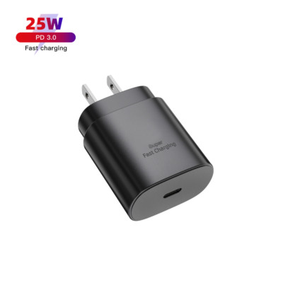 USB C Fast Charger Block 25W Type C Charging Cube Brick For Samsung iPhone Lot