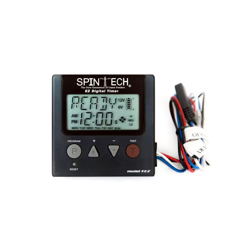 EZ Digital Timer Feeder Control 6V 12V Programmable Large Display 8 Feed Times