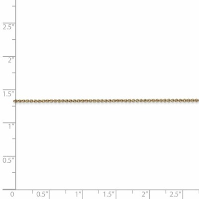 Pre-owned Superdealsforeverything 18k 18 Inch 1.15mm Diamond-cut Cable With Fancy Lobster Clasp Chain; 18 Inch In Yellow