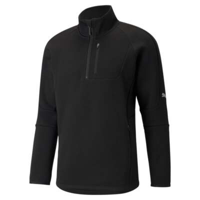 

Puma Evostripe Long Sleeve Half Zip Pullover Mens Black Casual Outerwear 589419-, Черный, Puma Evostripe Long Sleeve Half Zip Pullover