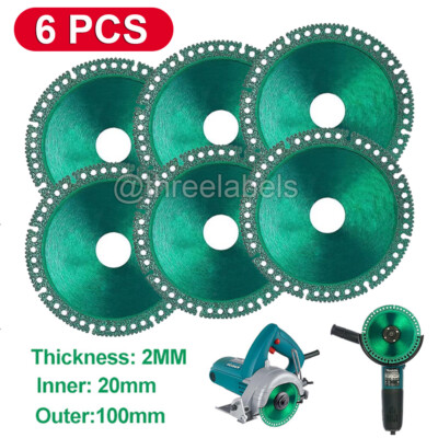 6Pcs Indestructible Disc for Grinder Indestructible Disc 2.0 Cut Everything US