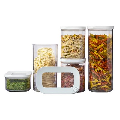Mepal Modula Rectangular 5 Piece Starter Set Storage Box Set 5pc White