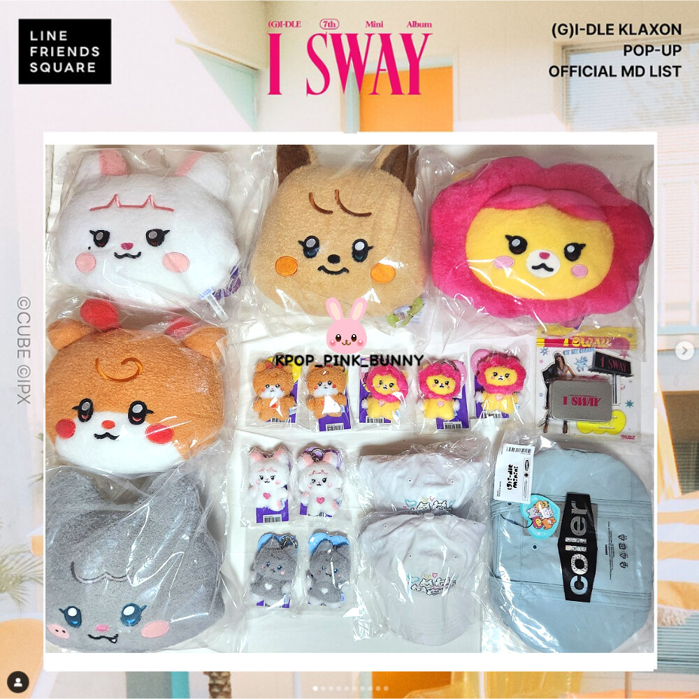 (G)I-DLE ミヨン ポップアップ line friends 特典 C 5人組ガールズグループ(G)I-DLEのPOP-UPが「LINE FRIENDS SQUARE