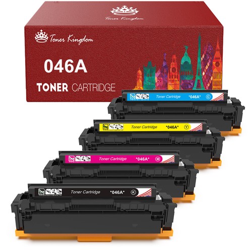 4 Pk 046 Toner Cartridge Set For Canon I Sensys Mf734cdw Lbp 653cdw Printer Ebay