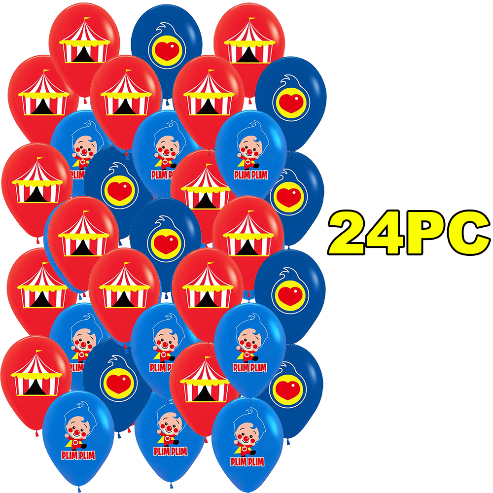 PLIM PLIM PARTY SUPPLIES DECORATION BALLOONS BANNER TABLE COVER THEME CAKE