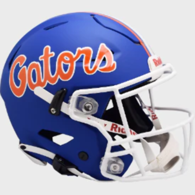 Florida Gators Full Size SpeedFlex Authentic Blue Helmet- NCAA.