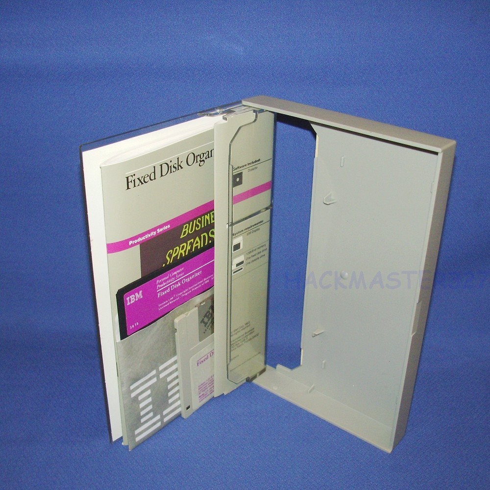 IBM FIXED DISK ORGANIZER COMPLETE WORKING
