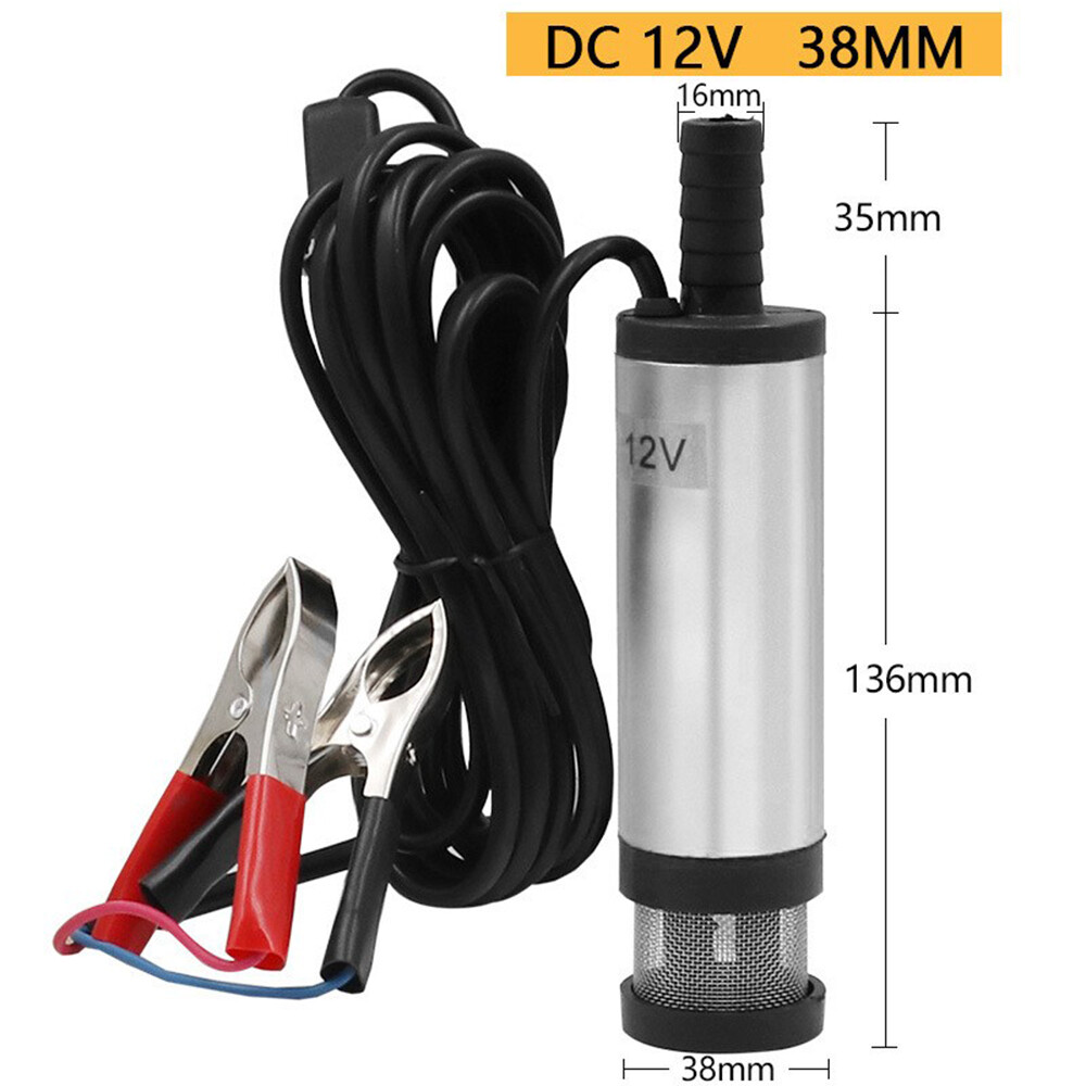 12V  12L/min Submersible Pump Water Oil Diesel Fuel Transfer Drum Pump 8500r/min
