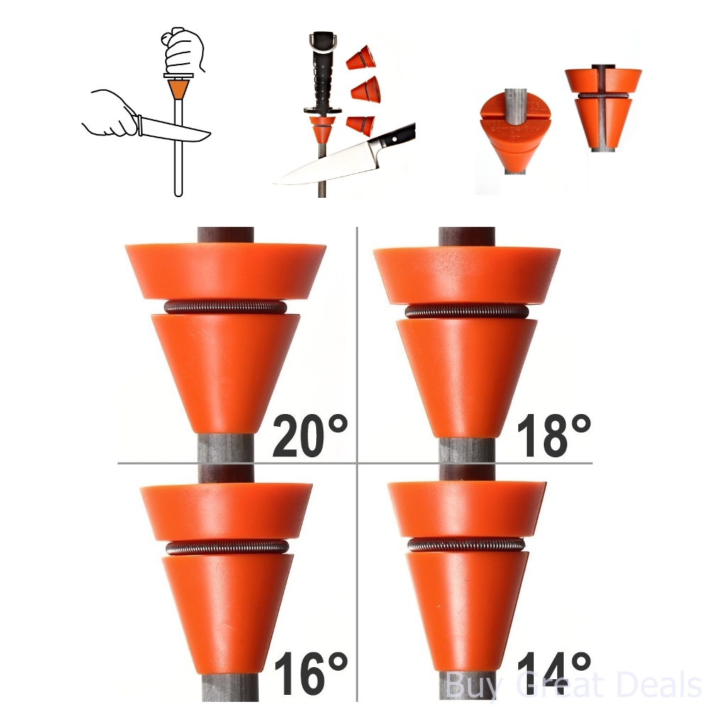 Angle Guides Set Sharpening Knife Honing Steels Ceramic Diamond Rod