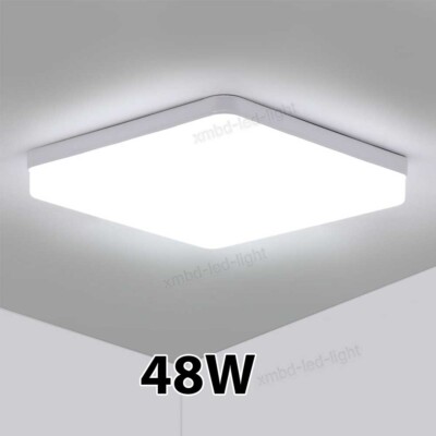 LED Ceiling Down Light 6000K Ultra Thin Flush Mount Kitchen Home Fixture Lamp