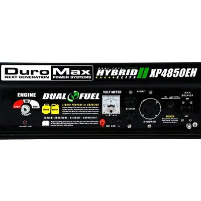 Generators Duromax XP4850EH 3850 Running Watts/4850 Starting Dual Fuel Electric