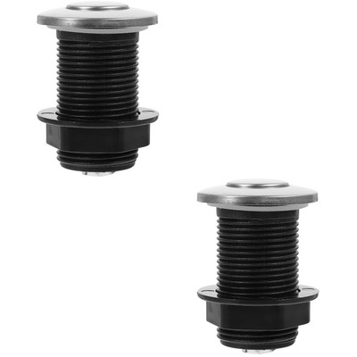  2 Pieces Luftknopf Rostfreier Stahl Müllentsorgung Luftschalter Für