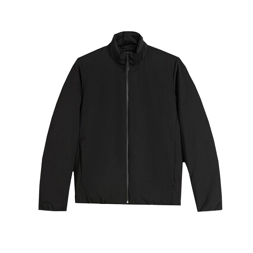 Pre-owned Theory Men's Harris O Puffer Down Hooded Jacket, Black Jasper, Large L 7819-4