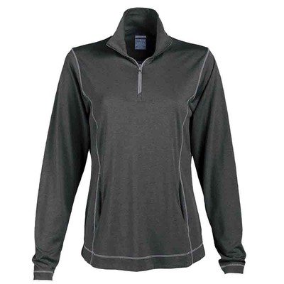 

Page - Tuttle Coverstitch Heather Mock Neck Long Sleeve 14 Zip Pullover Top Wome, Grey, Page - Tuttle Coverstitch Heather Mock Neck Long Sleeve 14 Zip Pu