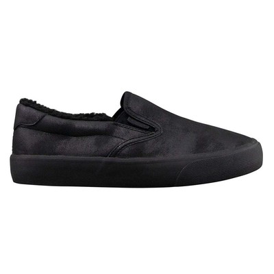 

Lugz Clipper Lx Fleece Slip On Womens Black Sneakers Повседневная обувь WCLPLXFD-001, Черный, Lugz Clipper Lx Fleece Slip On