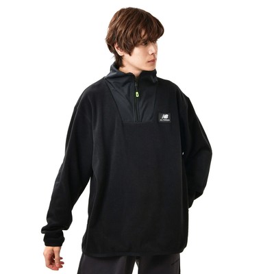 New Balance All Terrain 1/4 Zip Fleece Sweatshirt Men черный