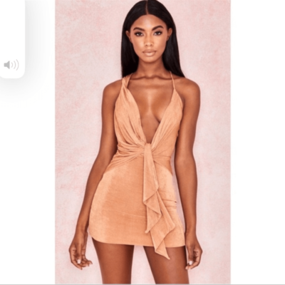 House of cb gold dress cheap