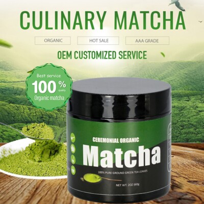 60g 100% Organic Ceremonial Matcha Green Tea Powder Slim Original Energy Booster