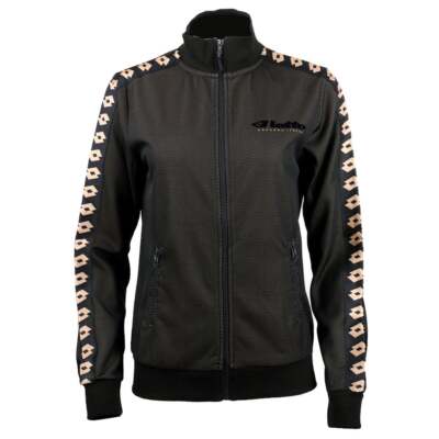 

Lotto Athletica Classic W Iv Full Zip Jacket Womens Black Casual Athletic Outerw, Черный, Lotto Athletica Classic W Iv Full Zip Jacket