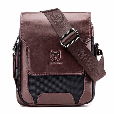 Schultertasche Umhängetasche Leder Herrentasche Messenger Bag