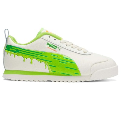 

Puma Roma Slime Lace Up Молодежные белые кроссовки для мальчиков Повседневная обувь 39038401, Белый, Puma Roma Slime Lace Up Youth