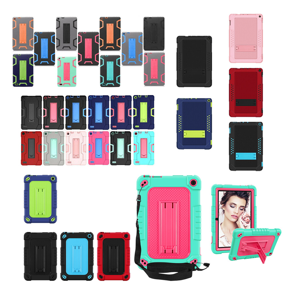 Shockproof Hybrid Hard Case With Stand For 7 Inch Tablet - Heavy Duty Protective Cover 9 thumbnail image
