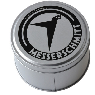 Pre-owned Messerschmitt Aristo Men's Quartz Chronograph 5atm Model 5030beiges Bracelet In Silver
