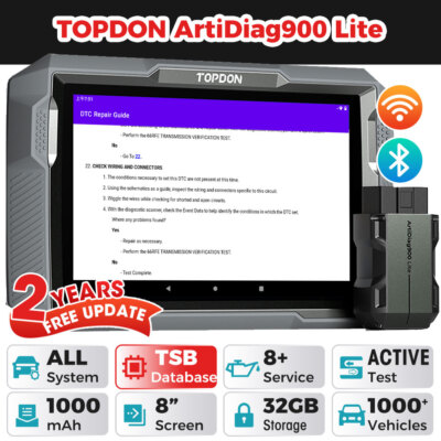TOPDON AD900 Lite Bidirectional All System OBD2 Scanner Car Code Reader BT