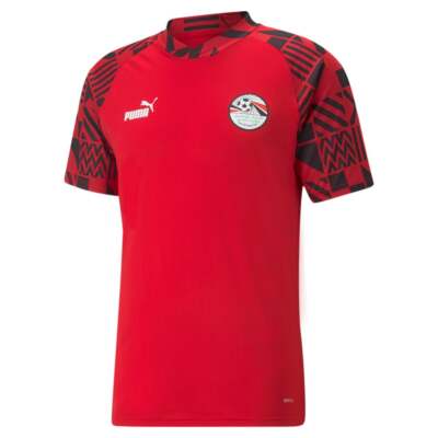 

Мужская футбольная майка Puma Efa Prematch с круглым вырезом и короткими рукавами, размер  76876901, Красный, Puma Efa Prematch Crew Neck Short Sleeve Soccer Jersey