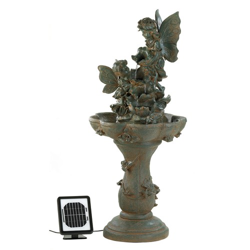 Fairy Solar Water Fountain Outdoor Lawn Garden Yard Ornaments
