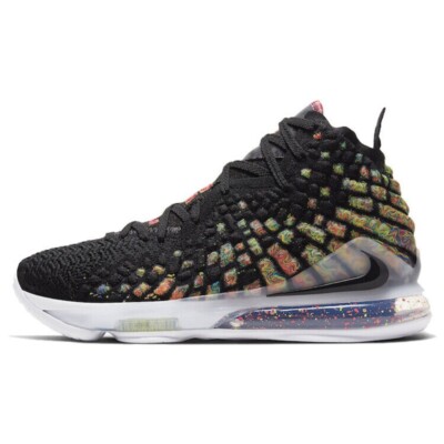 Nike Lebron 17 "James Gang" wear-resistant Mid-top basketball shoes BQ3177-005