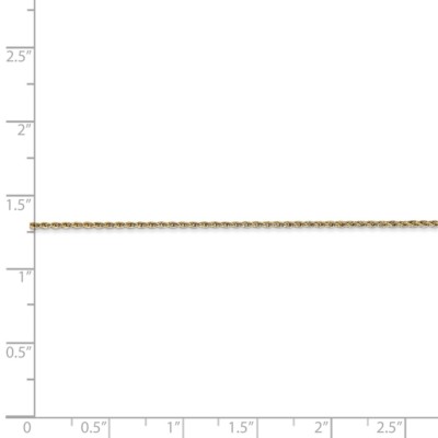 Pre-owned Superdealsforeverything Real 14kt Yellow Gold 20 Inch 1mm Round Parisian Wheat With Lobster Clasp Chain
