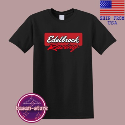 Edelbrock Racing Men's Black Navy Blue White Size S-5XL