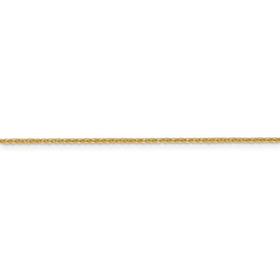 Pre-owned Superdealsforeverything Real 14kt Yellow Gold 1.4mm Flat Cable Chain; 20 Inch; Lobster Clasp